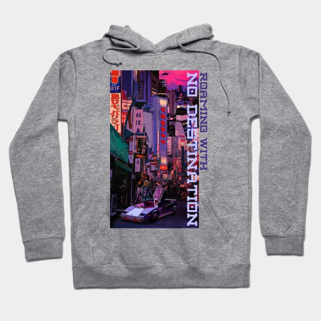 Roaming with No Destination (City) Hoodie by adcastaway